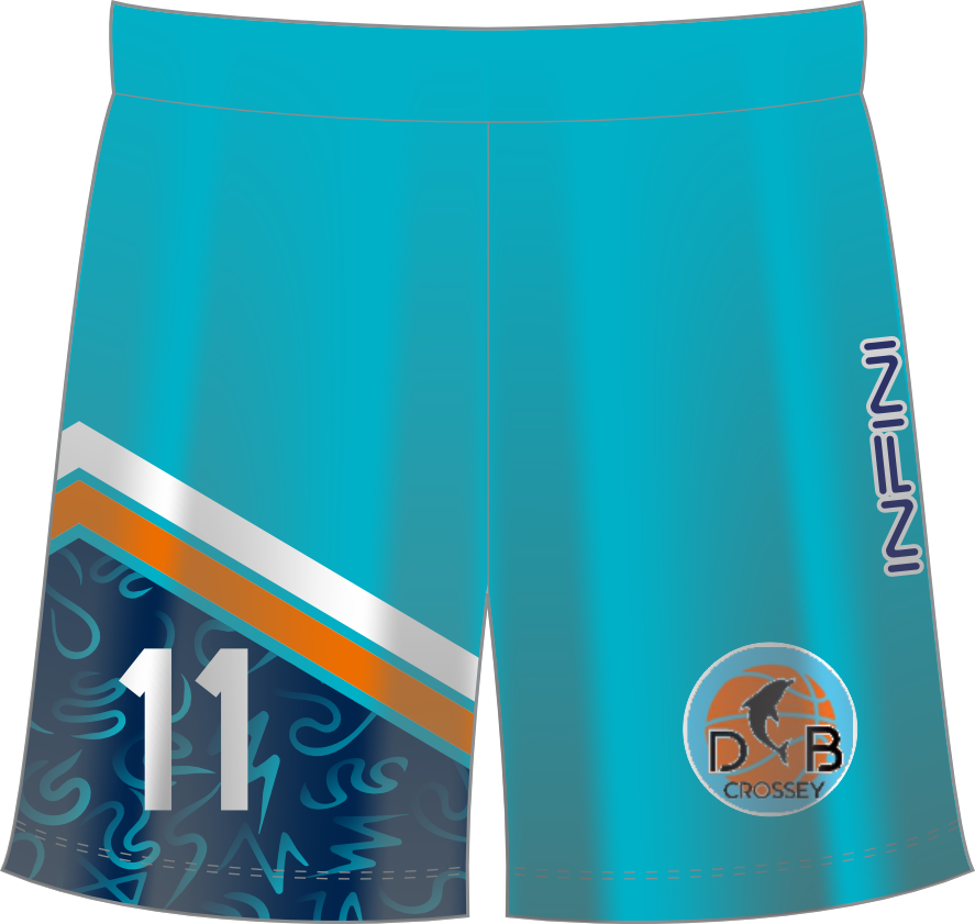Aperçu du maillot LES DAUPHINS DE CROSSEY BASKET FEMME SHORT