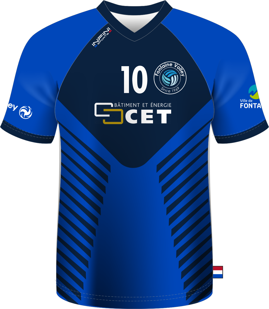 Aperçu du maillot AS FONTAINE VOLLEY